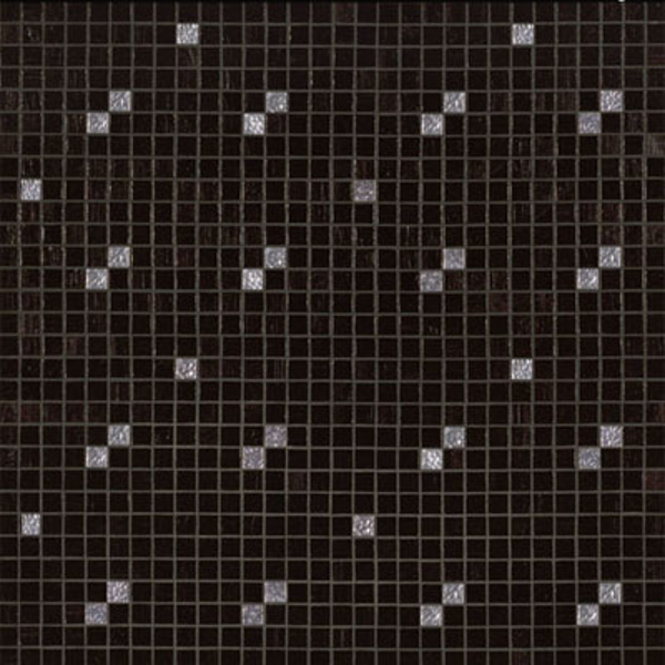 Picture of Bisazza Mosaico - Decori 20 - Diagonale Nero Oro