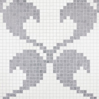 Picture of Bisazza Mosaico - Decori 20 - Hearts Oro Bianco
