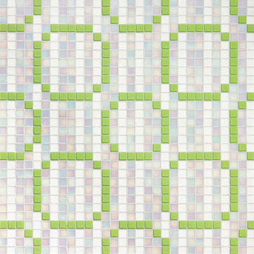 Picture of Bisazza Mosaico - Decori 20 - Rings Green