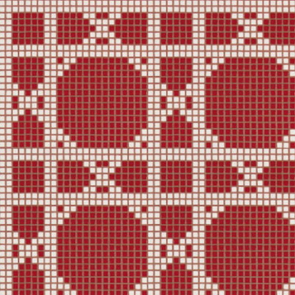 Picture of Bisazza Mosaico - Decori Opus Romano - Vienna Rosso