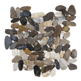 Picture of Tesoro - Ocean Stones Sliced Mosaic Tiger Eye