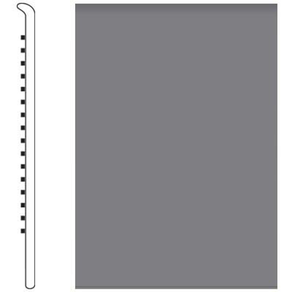 Picture of Roppe - 700 Series Wall Base 2 1/2 (No Toe Base) Steel Gray