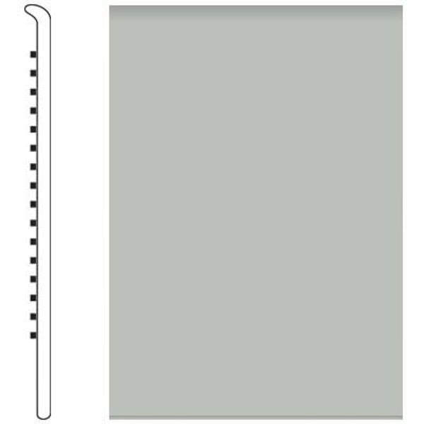 Picture of Roppe - 700 Series Wall Base 6 (No Toe Base) Light Gray