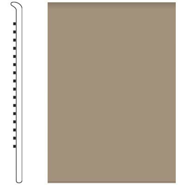 Picture of Roppe - 700 Series Wall Base 6 (No Toe Base) Sandstone