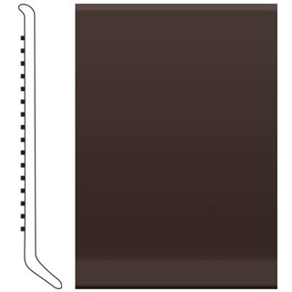 Picture of Roppe - 700 Series Wall Base 6 (Cove Base) Brown