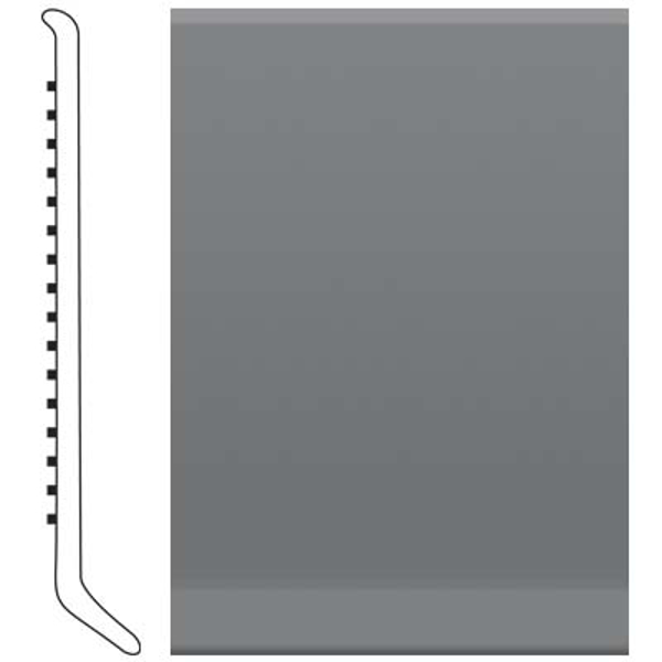 Picture of Roppe - 700 Series Wall Base 6 (Cove Base) Charcoal