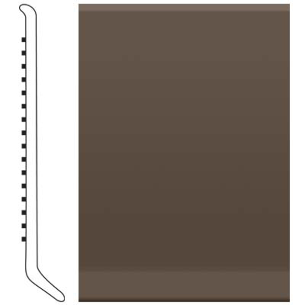 Picture of Roppe - 700 Series Wall Base 6 (Cove Base) Light Brown