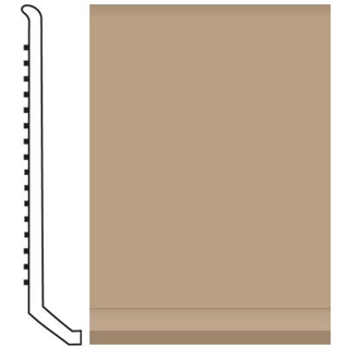 Picture of Roppe - Pinnacle Rubber Wall Base 4 (Butt Toe Base) Buckskin