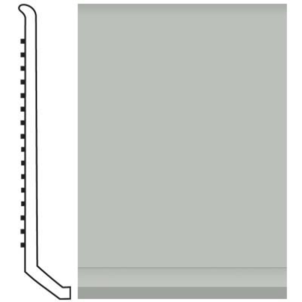 Picture of Roppe - Pinnacle Rubber Wall Base 4 (Butt Toe Base) Light Gray