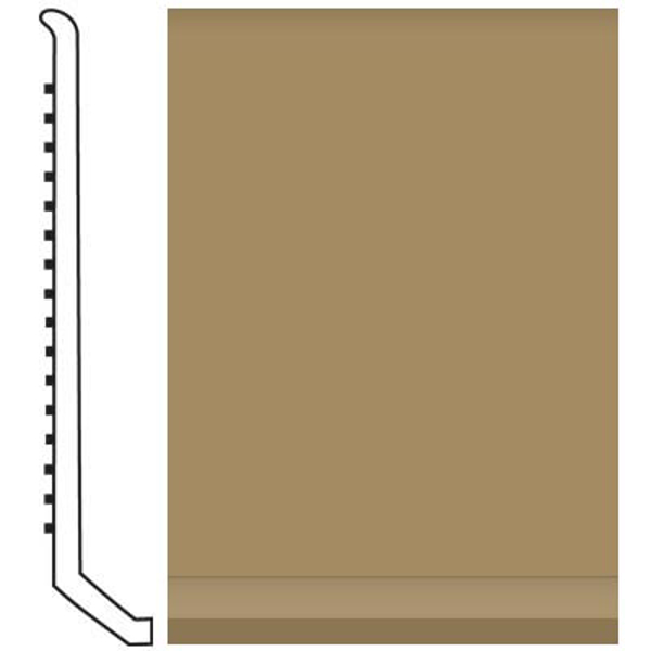 Picture of Roppe - Pinnacle Rubber Wall Base 4 (Butt Toe Base) Sahara