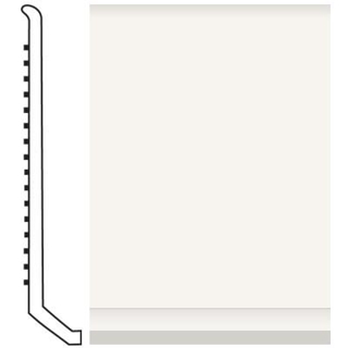 Picture of Roppe - Pinnacle Rubber Wall Base 4 (Butt Toe Base) White