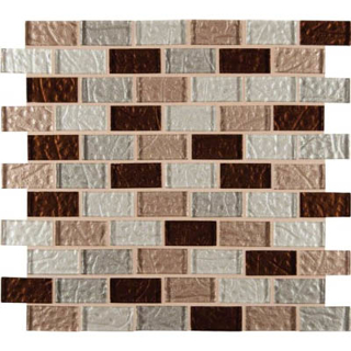 Picture of MS International - Glass Mosaic 1 x 2 Ayres Blend