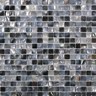 Picture of SOHO Studio Corp - Pearl Mosaic Squares Black Lip Semi Precious