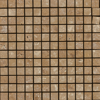 Picture of Daltile - Travertine Mosaics 1 x 1 Tumbled Noce