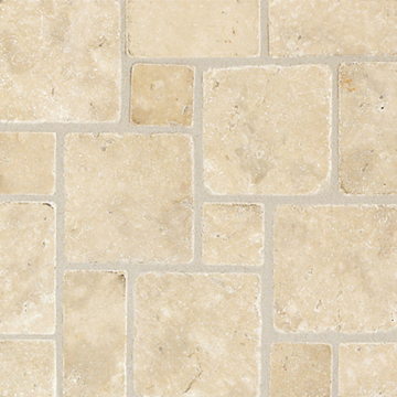Picture of Daltile - Travertine Mosaic Unique Shapes Torreon Mesh Mounted Pattern