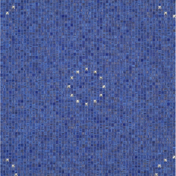 Picture of Bisazza Mosaico - Decori 10 - Flash Flash Blue