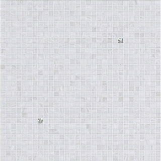 Picture of Bisazza Mosaico - Decori 10 - Rain Rain White