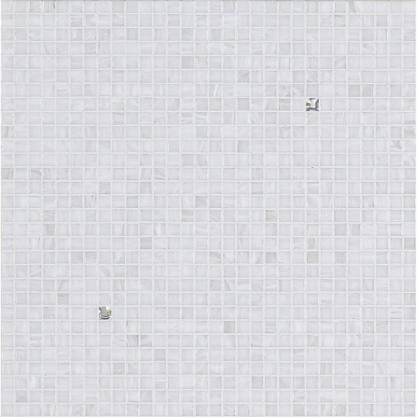 Picture of Bisazza Mosaico - Decori 10 - Rain Rain White