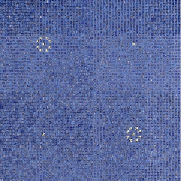 Picture of Bisazza Mosaico - Decori 10 - Stars Stars Blue