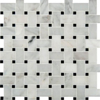 Picture of MS International - Marble Mosaics Basketweave Honed Arabescato Carrara