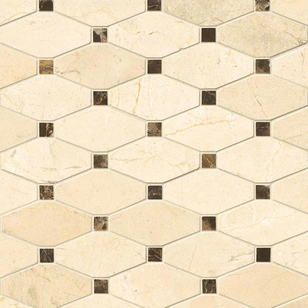 Picture of MS International - Marble Mosaics Other Polished Valencia Blend Elongated Octagon