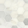 Picture of MS International - Marble Mosaics Other Polished Greecian White Hexagon