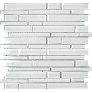 Picture of MS International - Glass Mosaic Interlocking 12 x 12 Ice