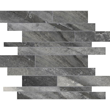Picture of Anatolia Tile & Stone - Evolution Random Strip Mosaic Carbon
