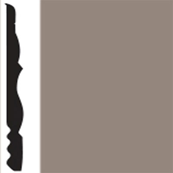 Picture of Flexco - Base Sculpture Wall Base Charisma Dark Beige