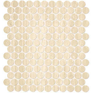 Picture of FAP Ceramiche - Roma Penny Round Travertino