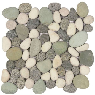 Picture of Bati Orient - Pebbles Rectified Matte Speckled Green/White
