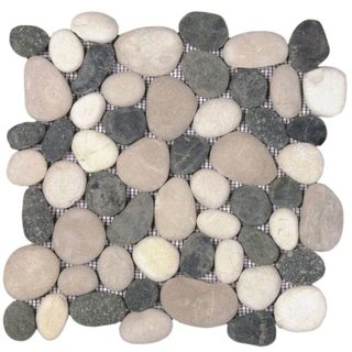 Picture of Bati Orient - Pebbles Rectified Matte White/Black/Beige