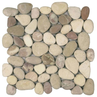 Picture of Bati Orient - Pebbles Rectified Matte White/Pink/Beige
