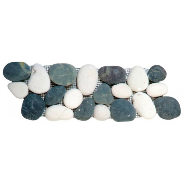 Picture of Bati Orient - Pebbles Rectified Matte Border White/Black