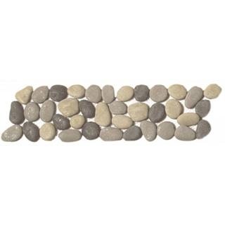 Picture of Bati Orient - Pebbles Reconstituted Border Mix Grey