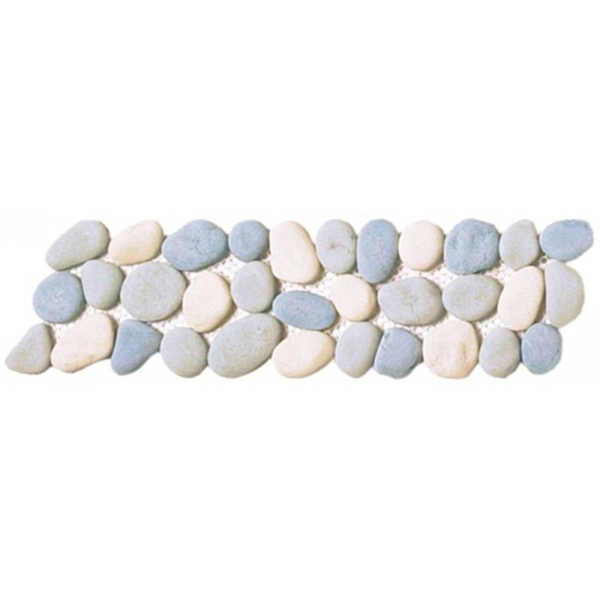 Picture of Bati Orient - Pebbles Reconstituted Border Mix Turquoise