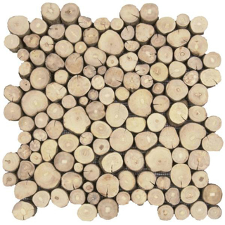 Picture of Bati Orient - Round Mosaic Tree Wood Coffee Tree