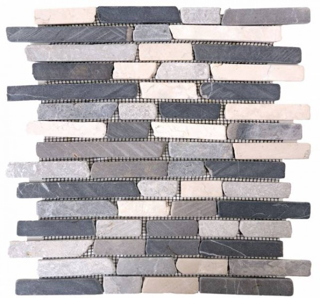 Picture of Bati Orient - Marble Brick White Grey