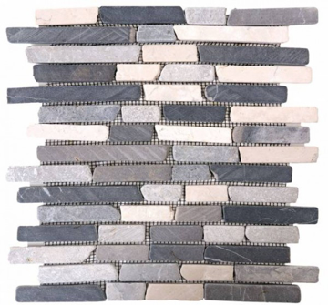 Picture of Bati Orient - Marble Brick White Grey