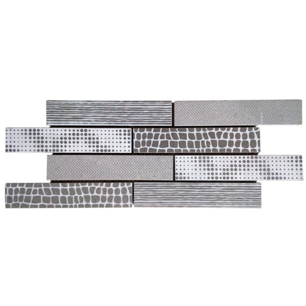 Picture of Bati Orient - Marble Nature Print Brick Grey