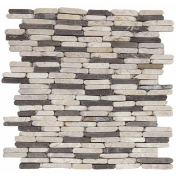 Picture of Bati Orient - Marble Stacked Brick White Grey
