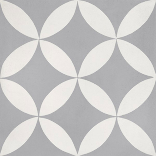 Picture of Bati Orient - Cement Tiles Modern Dark Grey Off White