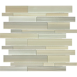 Picture of Anatolia Tile & Stone - Bliss Fusion Random Strip Mosaic Plantation