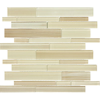 Picture of Anatolia Tile & Stone - Bliss Fusion Random Strip Mosaic Sand