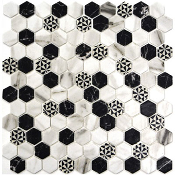 Picture of Eleganza Tiles - Onix Hexagon Blends Emma Malla
