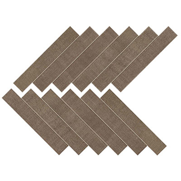 Picture of Atlas Concorde - Jute Herringbone Mosaic Brown Coffee