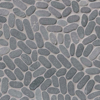 Picture of MS International - Rio Lago Pebble Mosaics 12 X 12 Tumbled Sliced Pebble Coal