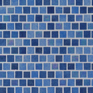 Picture of MS International - Glass Mosaic 1 x 1 Staggered Hawaiian Sky