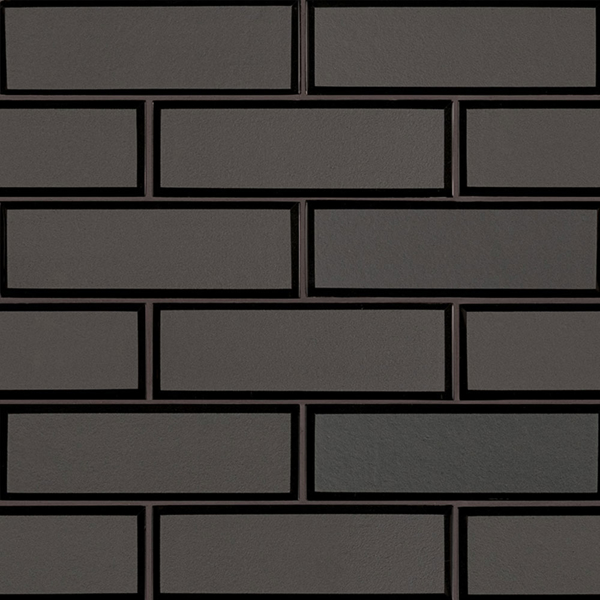 Picture of MS International - Glass Mosaic 2 x 6 Metallic Gray Beveled