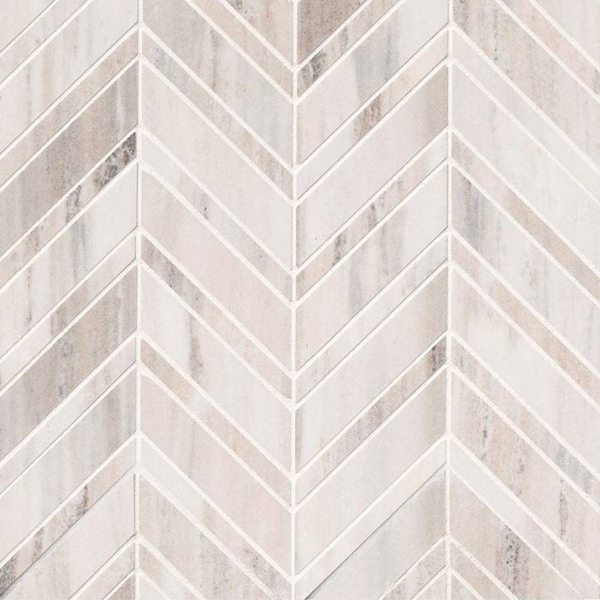 Picture of MS International - Marble Mosaic Chevron Palisandro